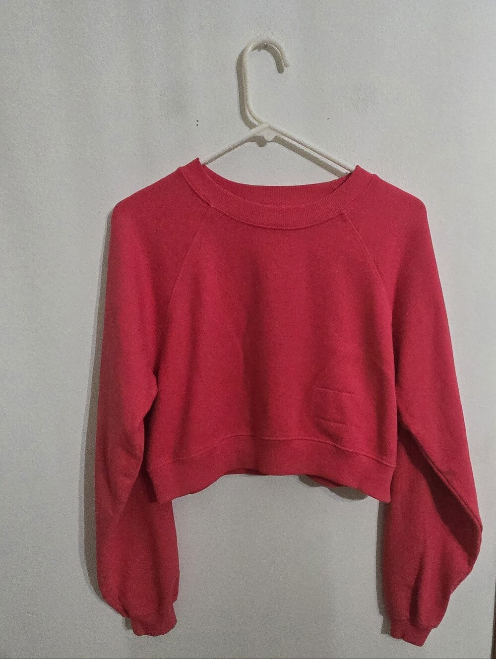 Daily Drills Red Cropped Crewneck Sweatshirtlls
